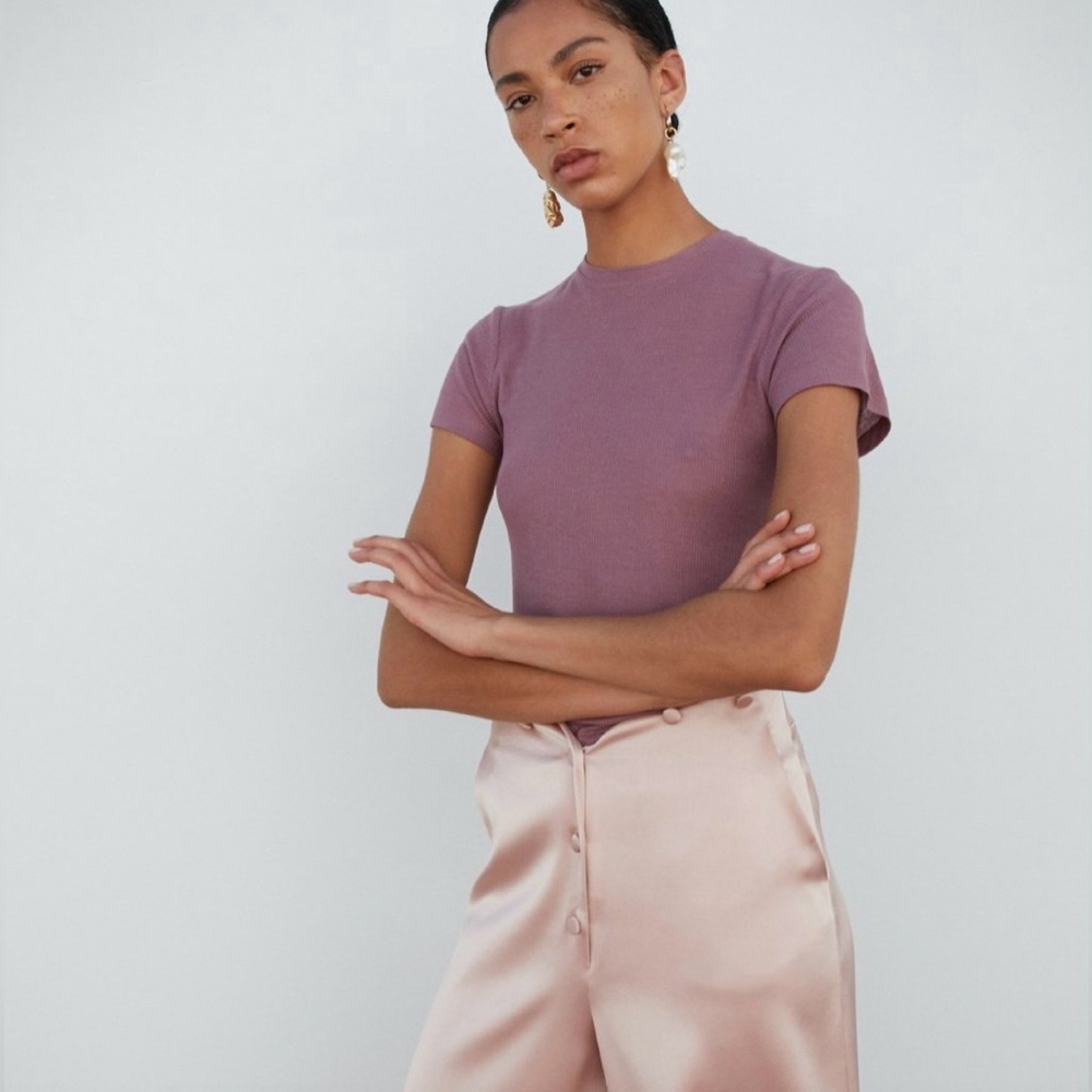 NANUSHKA round neck T-shirt Fig